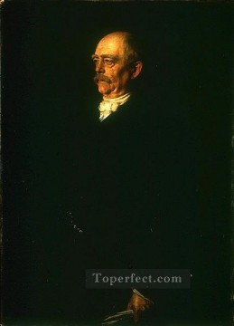フランツ・フォン・レンバッハ Painting - オットー・フォン・ビスマルク・フランツ・フォン・レンバッハの肖像